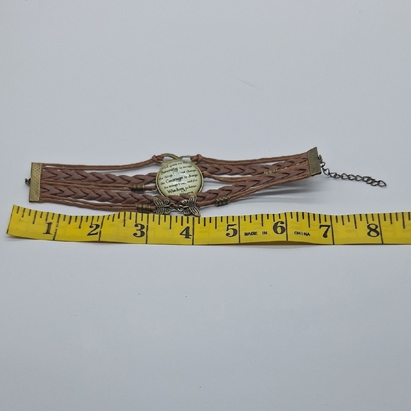 🎁Serenity Prayer Braided Boho Bracelet FREE with Bundle Purchase - Picture 3 of 3